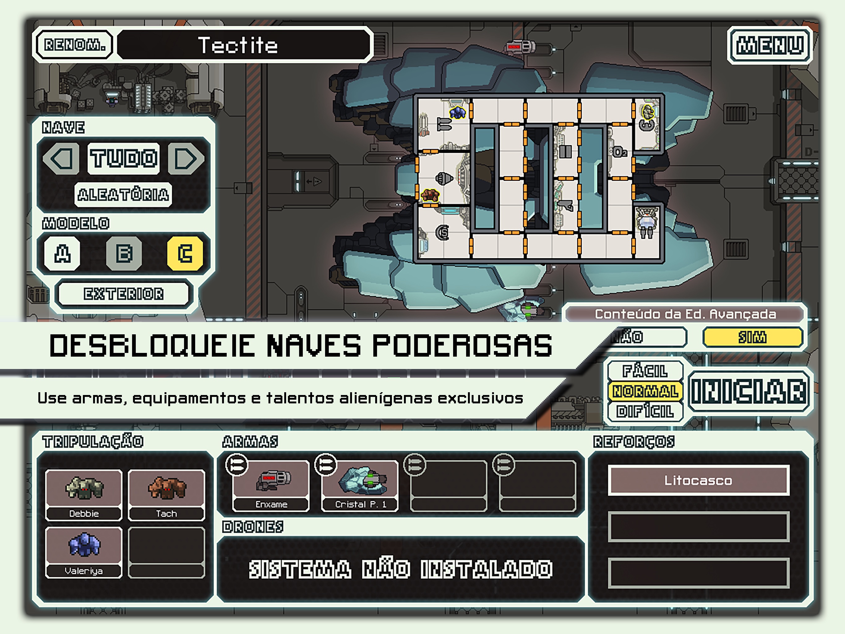 Screenshot do app FTL: Faster Than Light