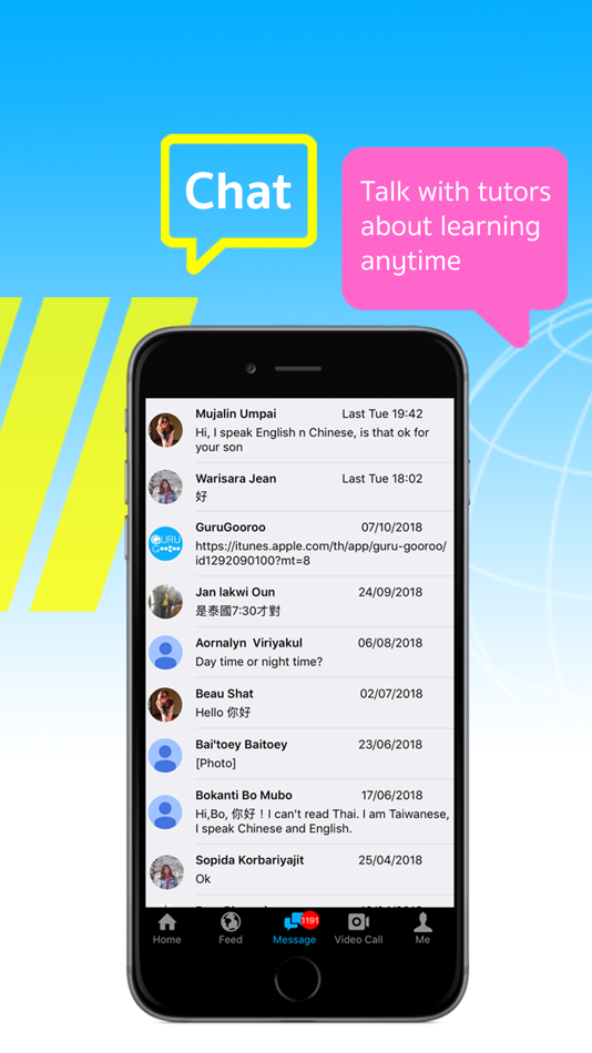 #2. GuruGooroo - 1:1 with tutor (iOS) Podle: Orbit X Company Limited