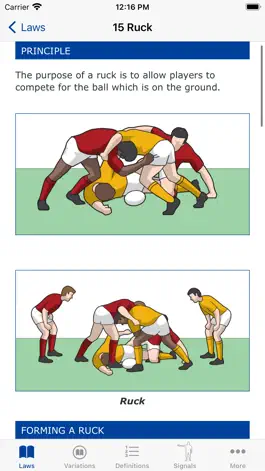 Game screenshot World Rugby Laws of Rugby apk