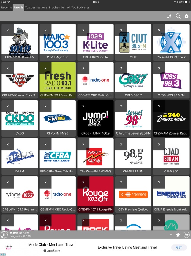 Radios Canada: Radio Player FM dans l'App Store