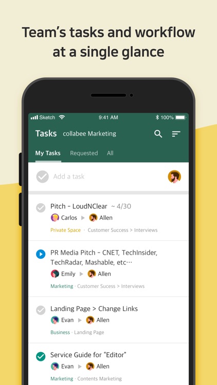 Collabee - Done in one page. screenshot-3