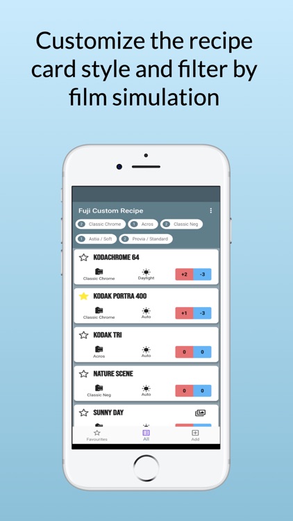 Fuji Custom Recipe screenshot-3