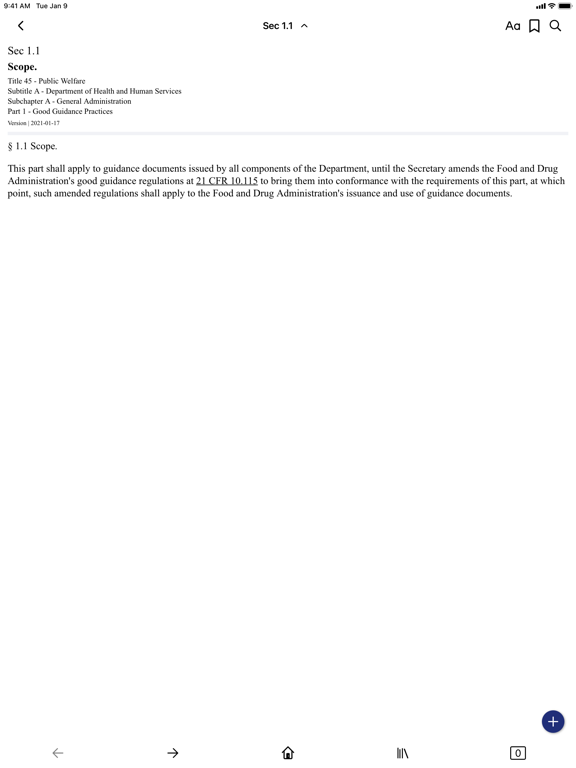 Screenshot #5 pour CFR 45 - Public Welfare