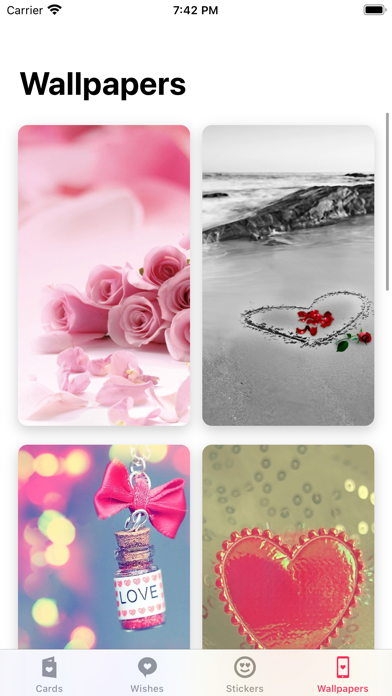 Screenshot #1 pour Carte de la Saint Valentin