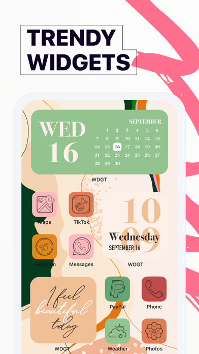 WDGT - Aesthetic Color Widgets Screenshot