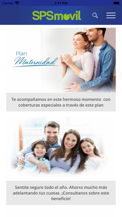 SPS Móvil Screenshot