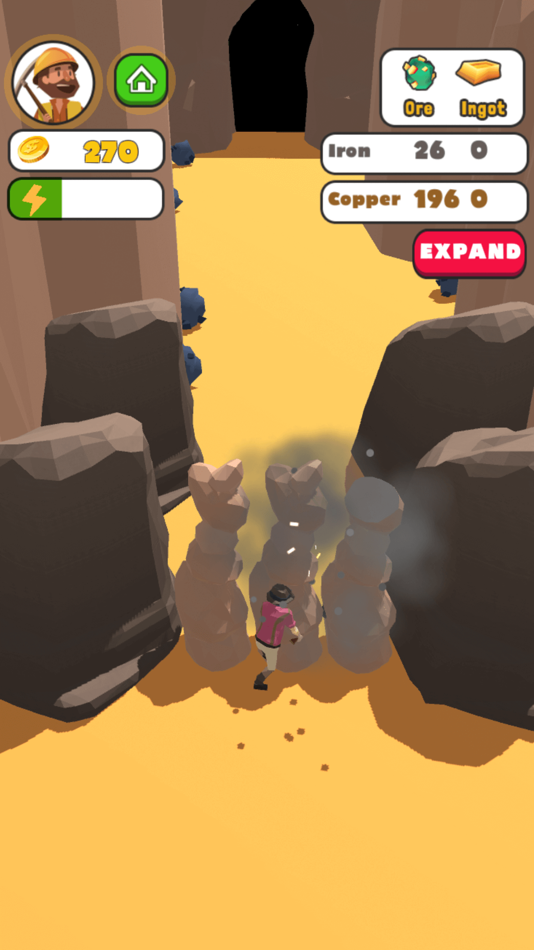 #5. Idle Mining 3D (iOS) 由: Core Game Studio