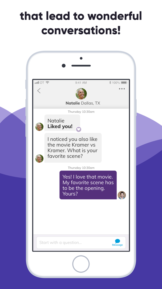OurTime - Meet 50+ Singles App for iPhone - Free Download ...
