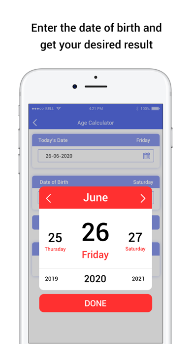 Age Calculator : Get Your Age Screenshot