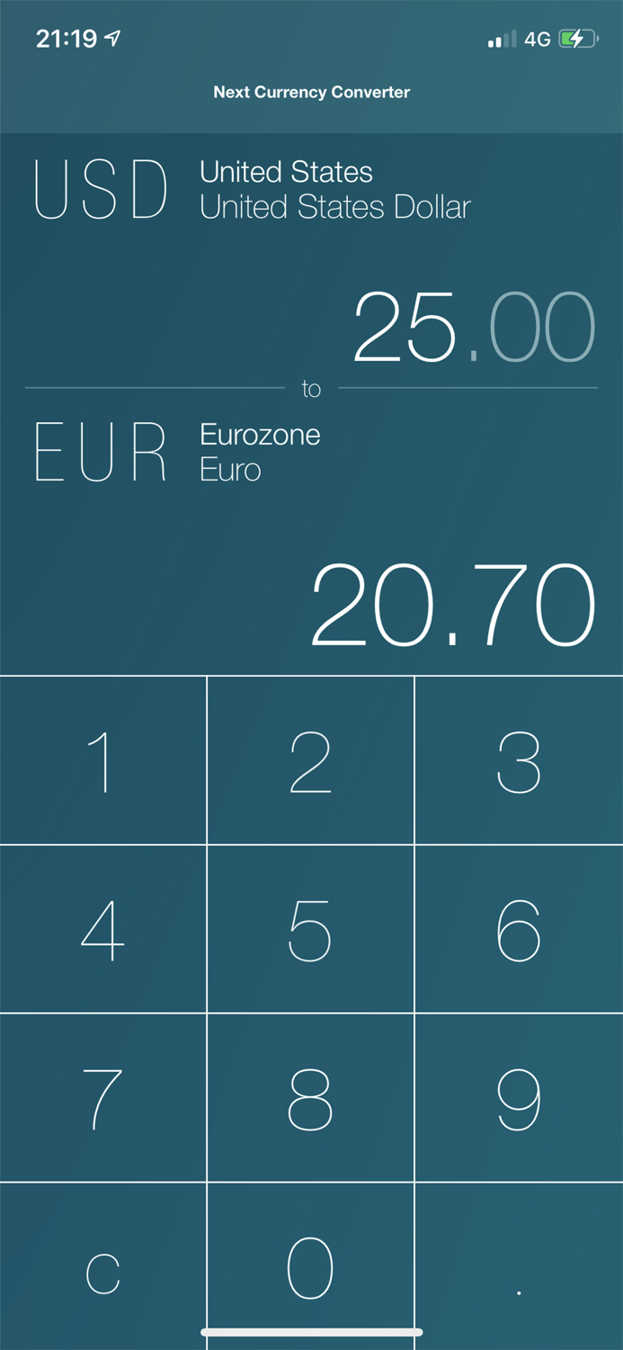 Next Currency Converter