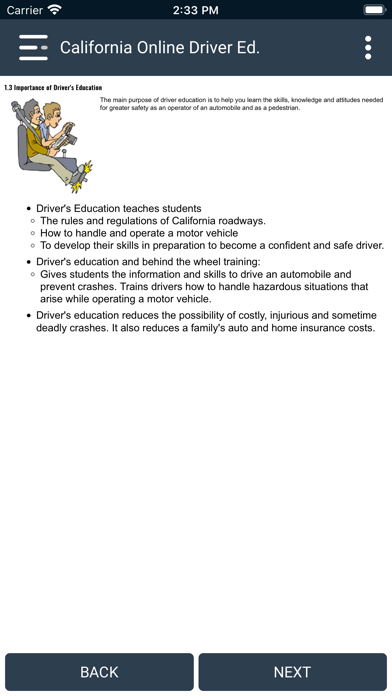 Screenshot #2 pour California Online Driver Ed