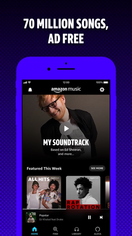 Amazon Music: Songs & Podcasts screenshot-0