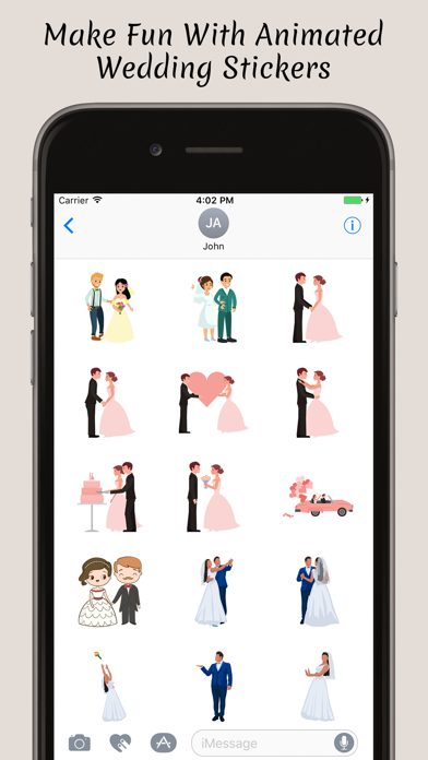 Animated Wedding Stickers Screenshot