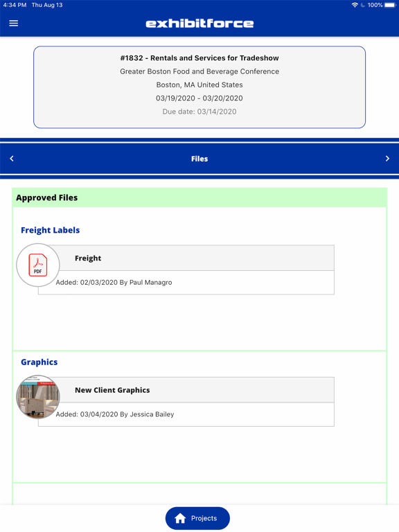 Enterprise by ExhibitForce iPad screenshot 8 - Business app