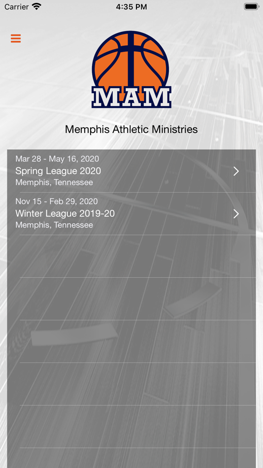 Memphis Athletic Ministries - 5.9.17 - (iOS)