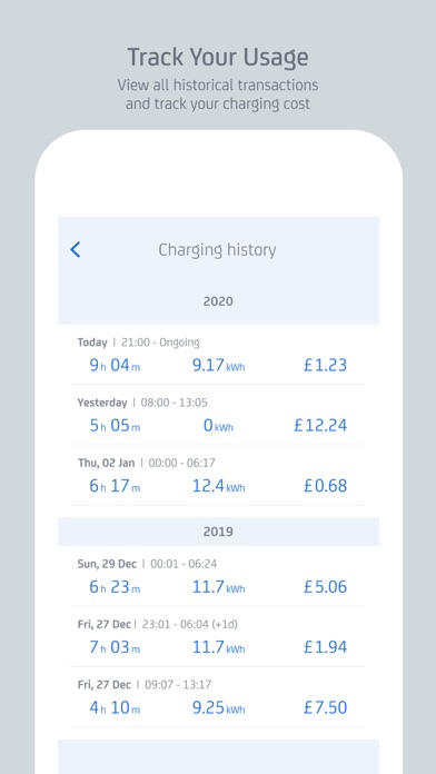 Fleet Charging Screenshot