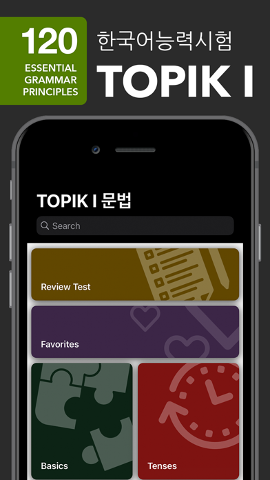 TOPIK I 한국어 문법  Korean Grammar Screenshot