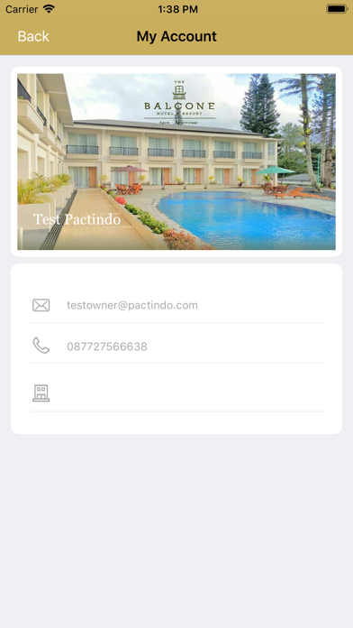 The Balcone Hotel & Resort Screenshot
