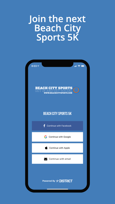 Beach City Sports Virtual 5K Screenshot