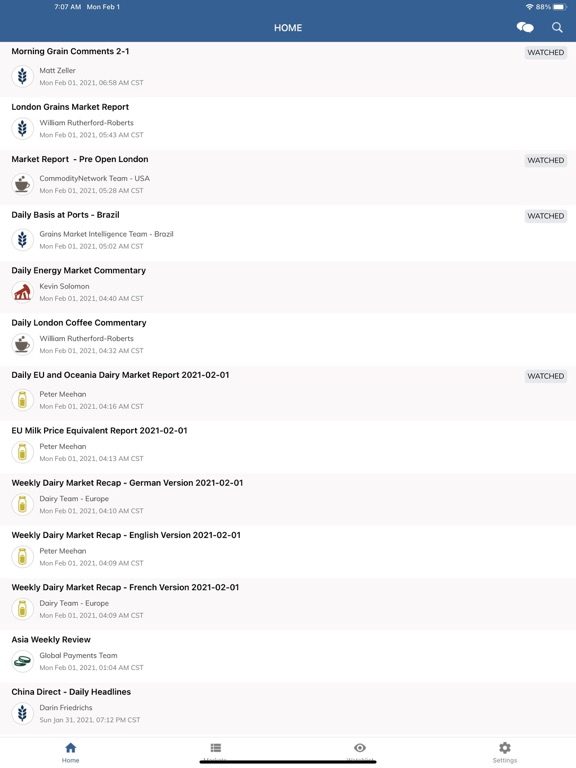 Screenshot #4 pour StoneX Market Intelligence