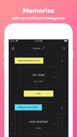 Game screenshot Memorize: Learn French Words mod apk