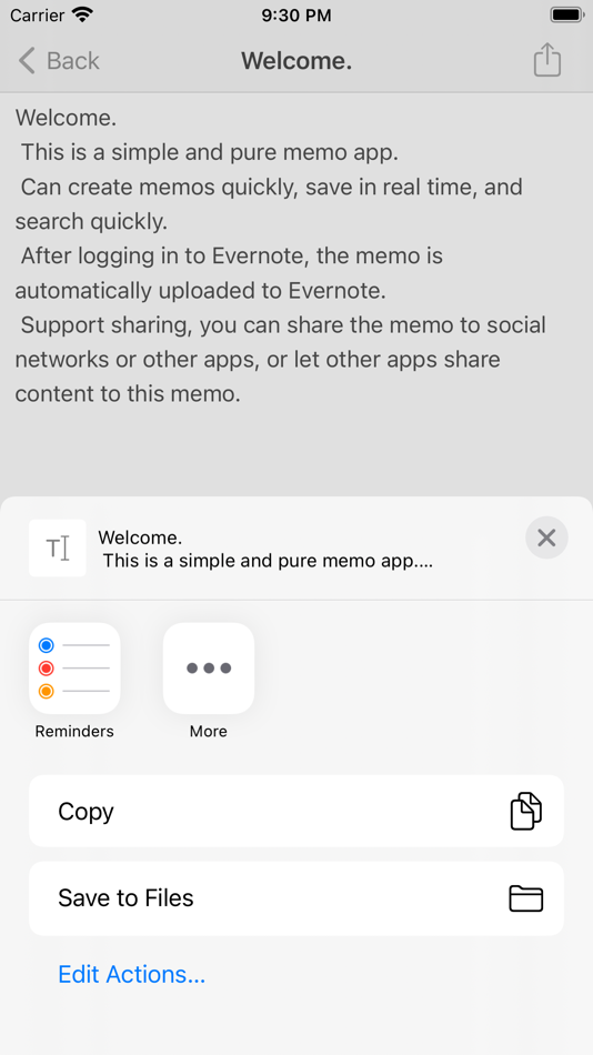 #3. SimpleMemo for Evernote (iOS) By: Jun Li