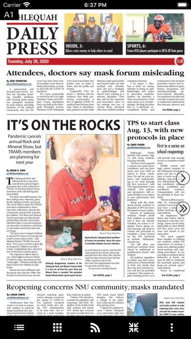 Tahlequah Daily Press Screenshot