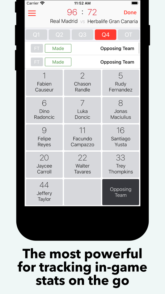 Basketball Stats PRO Phone - 2.7 - (iOS)