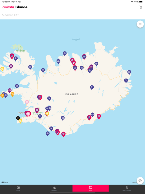 Screenshot #6 pour Guide d'Islande de Civitatis