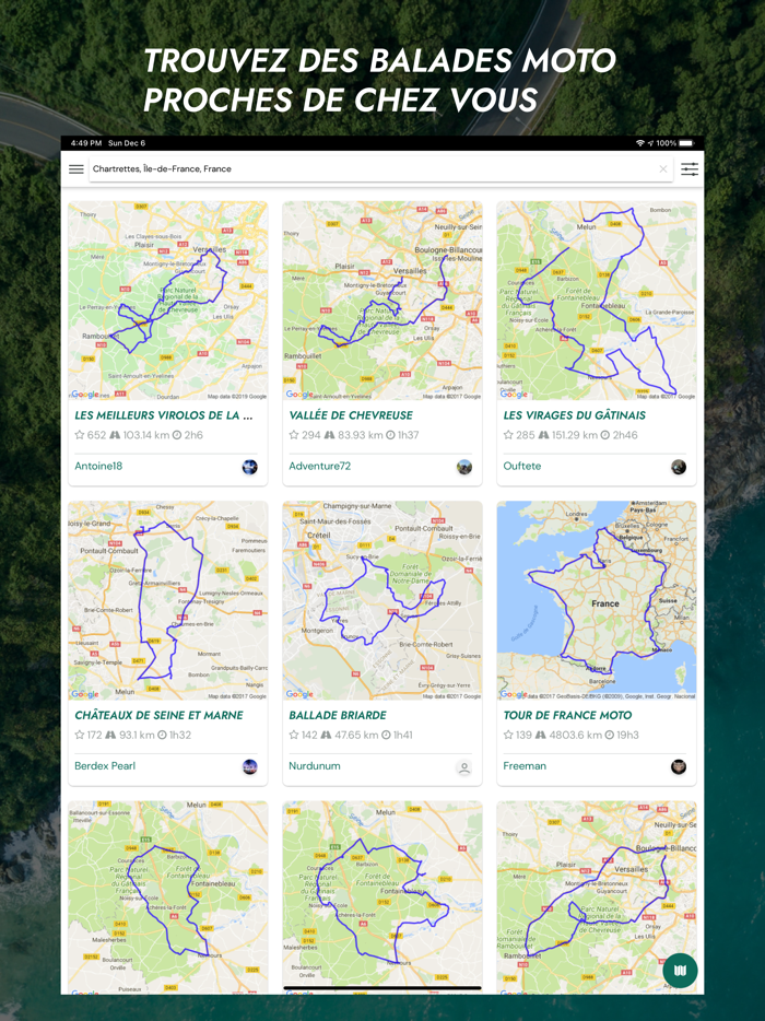 Moto-Trip - Les balades à moto