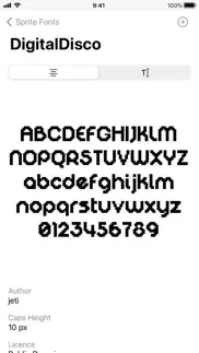 sprite fonts iphone screenshot 1