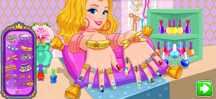 تزيين الاظافر الاميرة