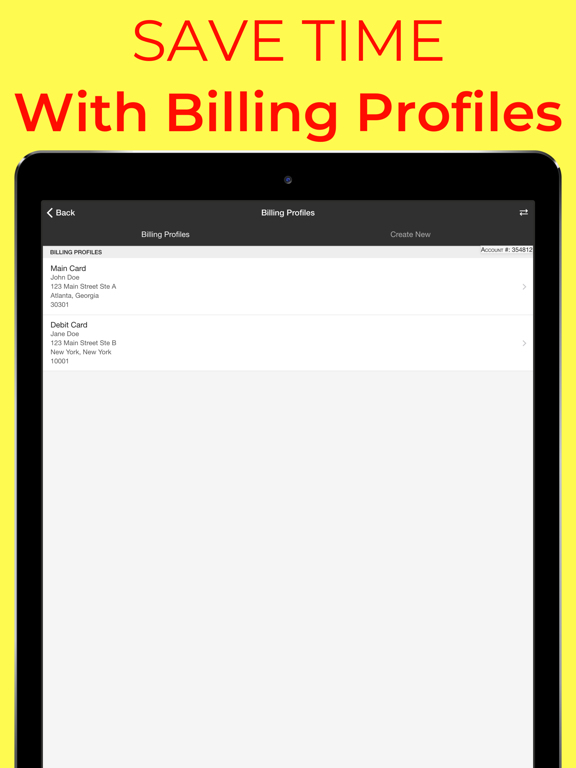 Berico iPad screenshot
