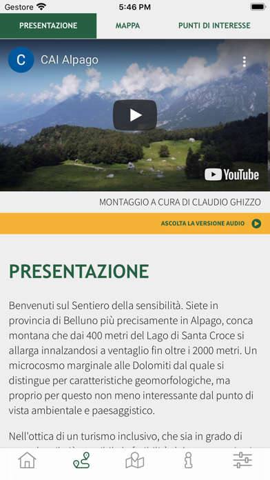 Sentiero Sensibilità Screenshot