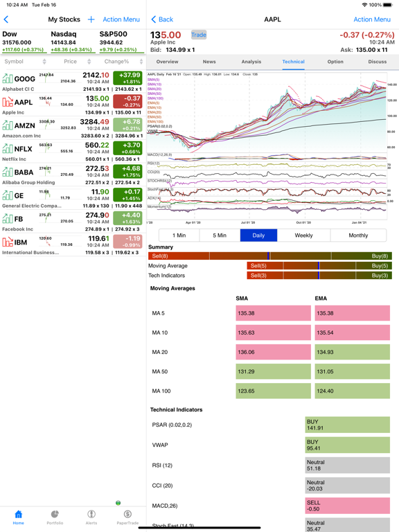 Screenshot #6 pour Stocks Pro : Real-time stock