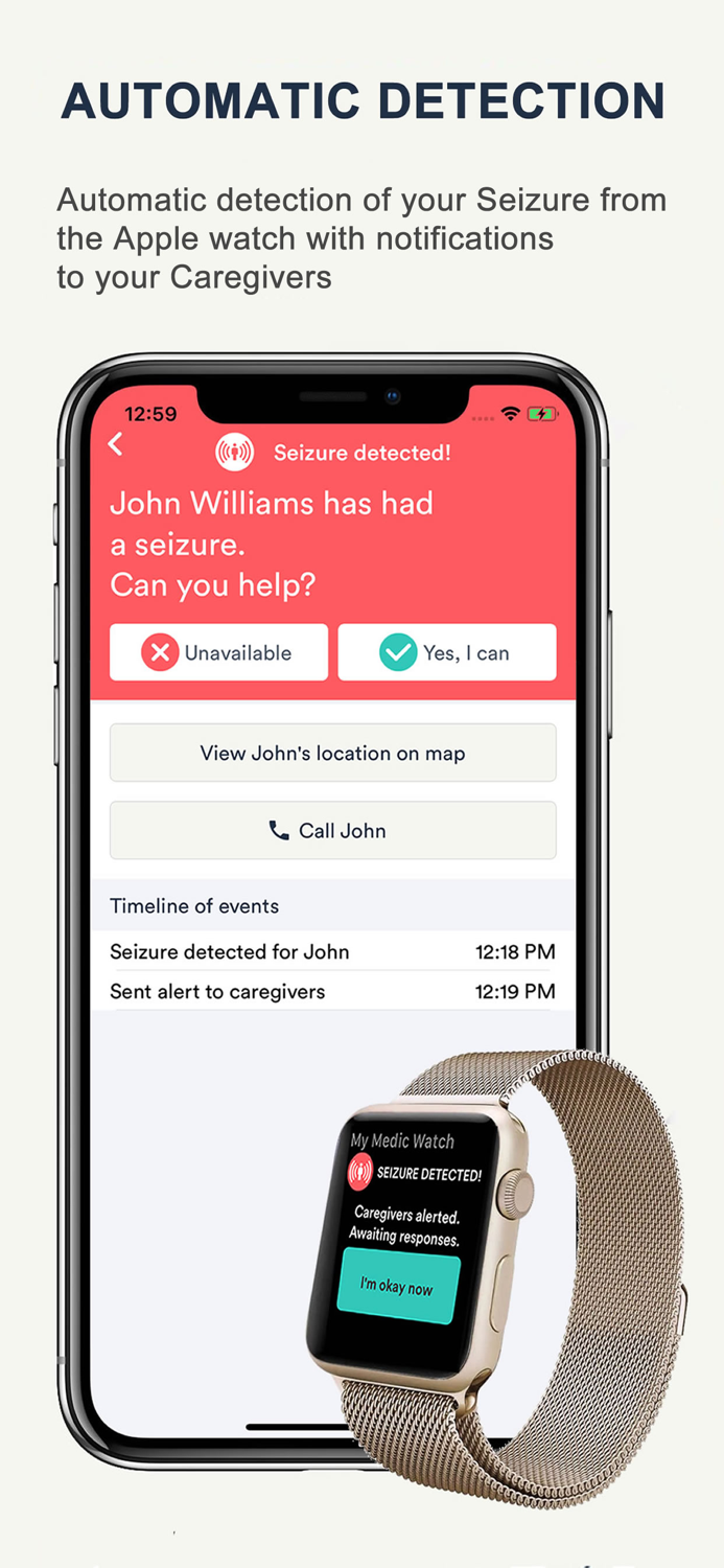 Seizure Alert - My Medic Watch