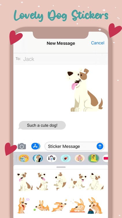 Lovely Dog Stickers Pack screenshot-3
