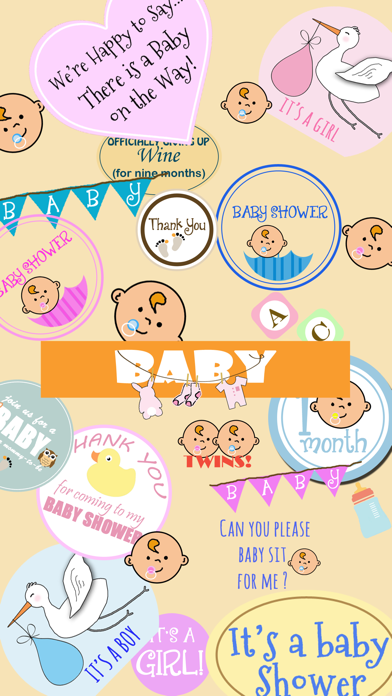 Screenshot #1 pour BABY+ Sticker Pack