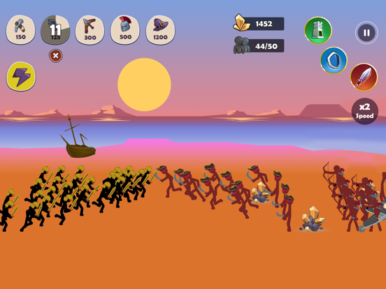 Stickman Clans iPad screenshot 4 - Games app