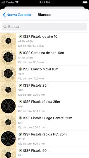 Captura de pantalla de TargetScan - Pistol & Rifle en iPhone 3