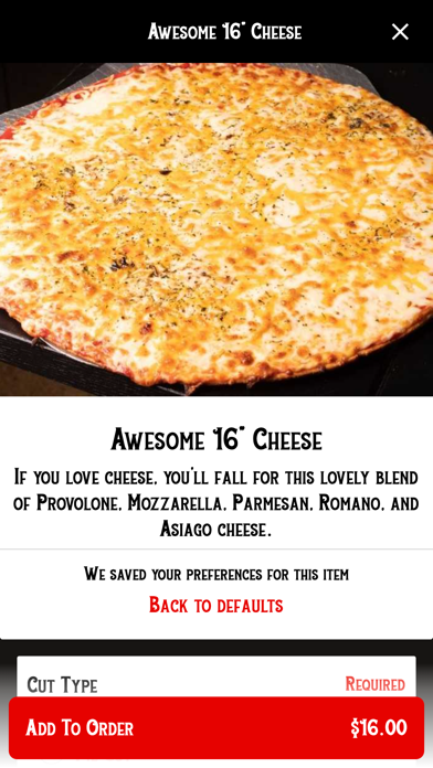 The Parlor Pizza Screenshot