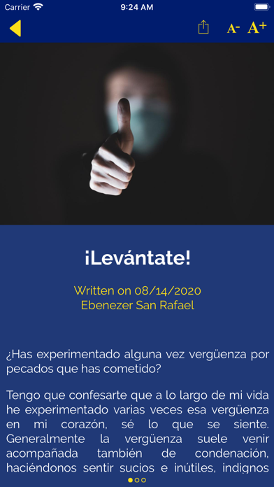 Palabra de Fuego Ministries Screenshot