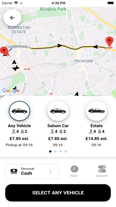 Keen Group Minicab TAXI Screenshot 3 - AppWisp.com