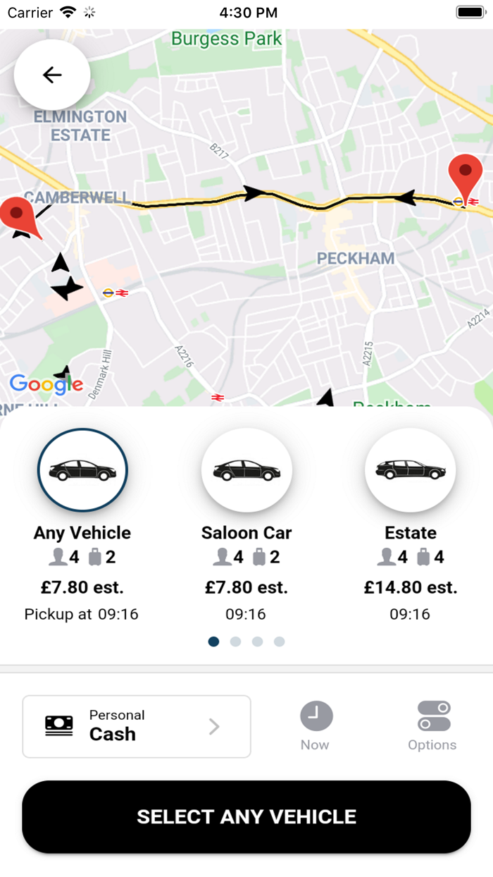 Keen Group Minicab TAXI