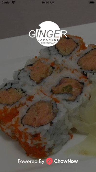 Ginger Japanese Restaurant Screenshot
