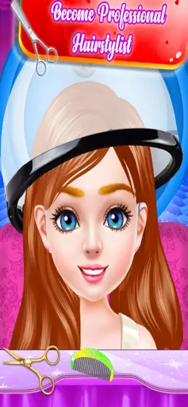 Game screenshot Cute Girl Super Hair Salon hack