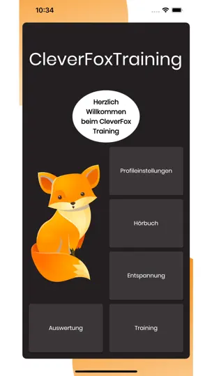 Screenshot von CleverFox Home auf dem iPhone 1