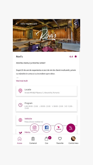 Rovi's Delivery Screenshot