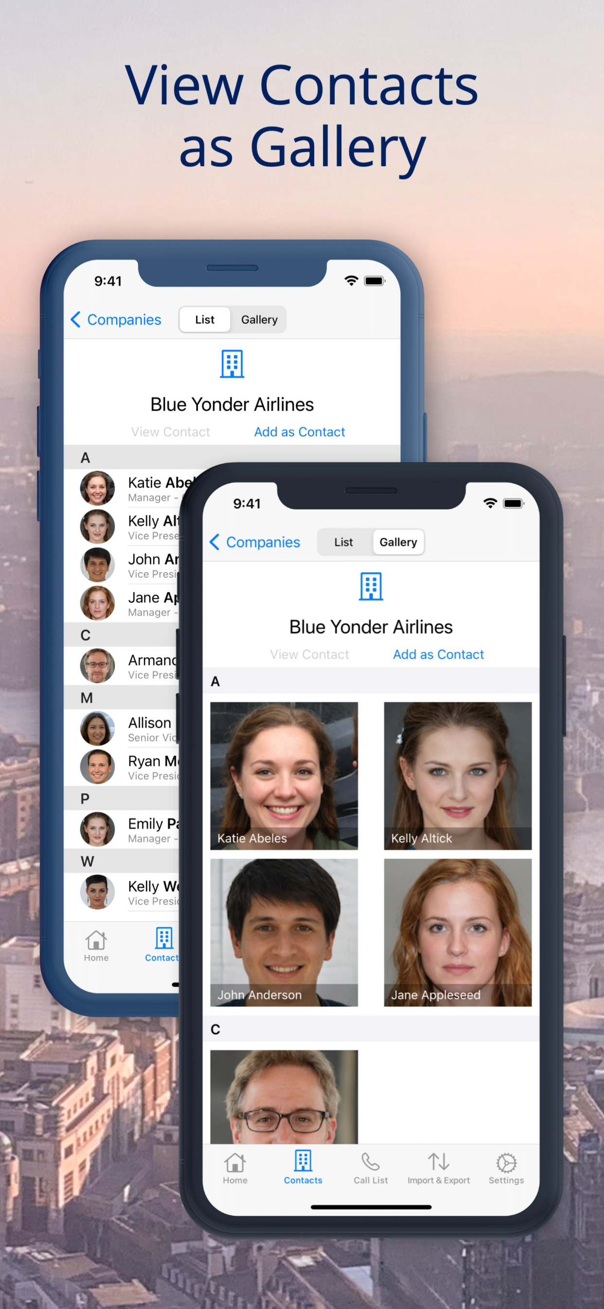 Business Contacts screenshot 4
