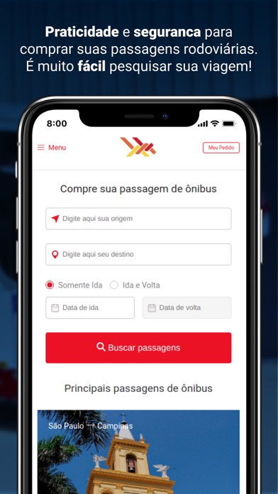 Six – Venda de passagens Screenshot